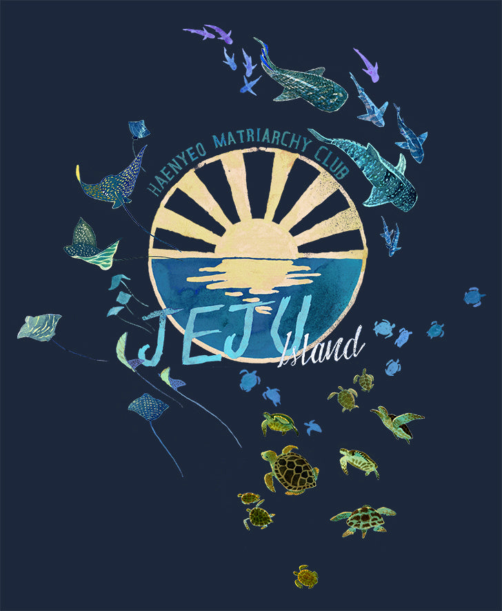 T-shirt motif Lagon