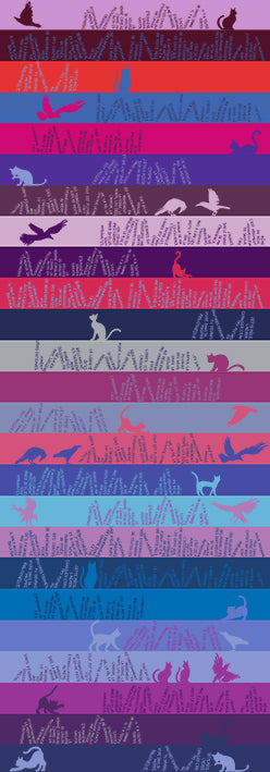 Foulard à lire 