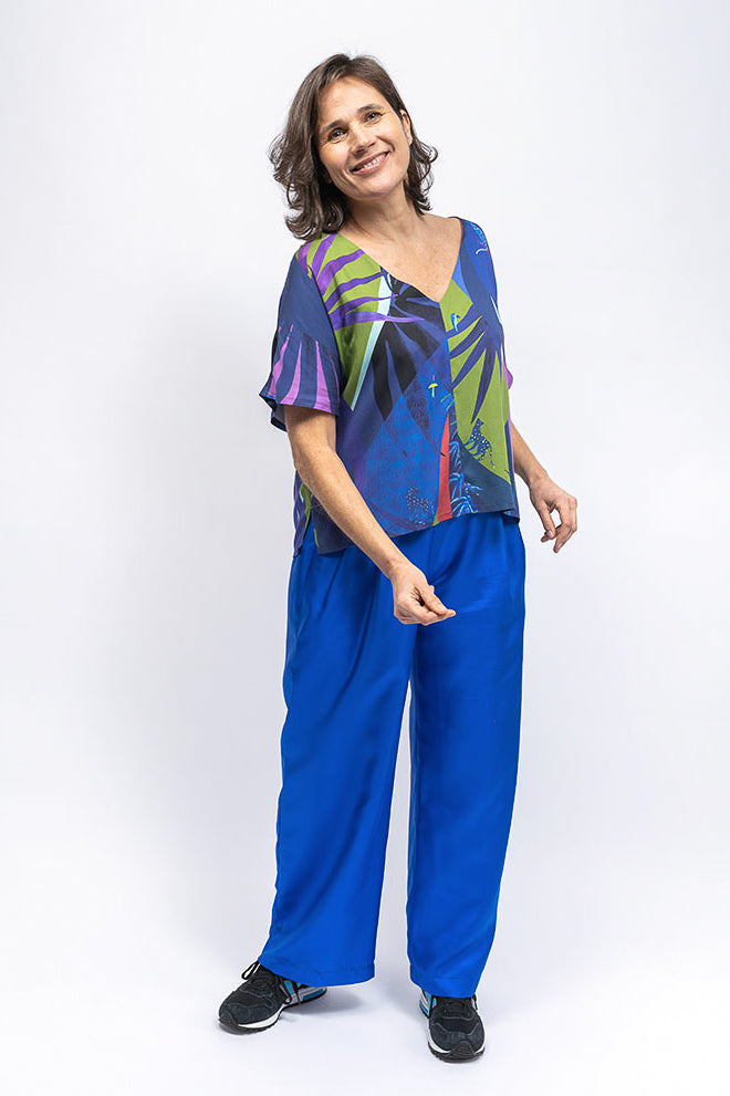 Top motif tropical 
