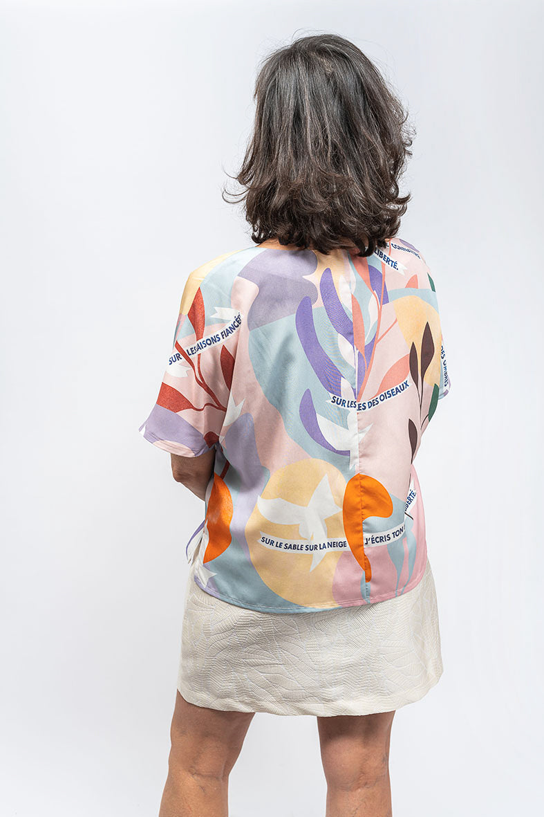Top couleur pastel 